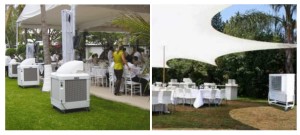 Air cooler for Outdoor Event cooling
