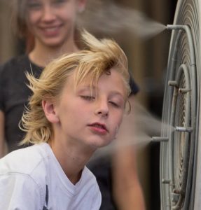 misting fan rental in dubai